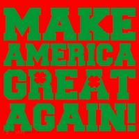 Make America Great Again! Donald Trump St. Patrick's Day Clover Shamrocks Santa Hat thumb 1