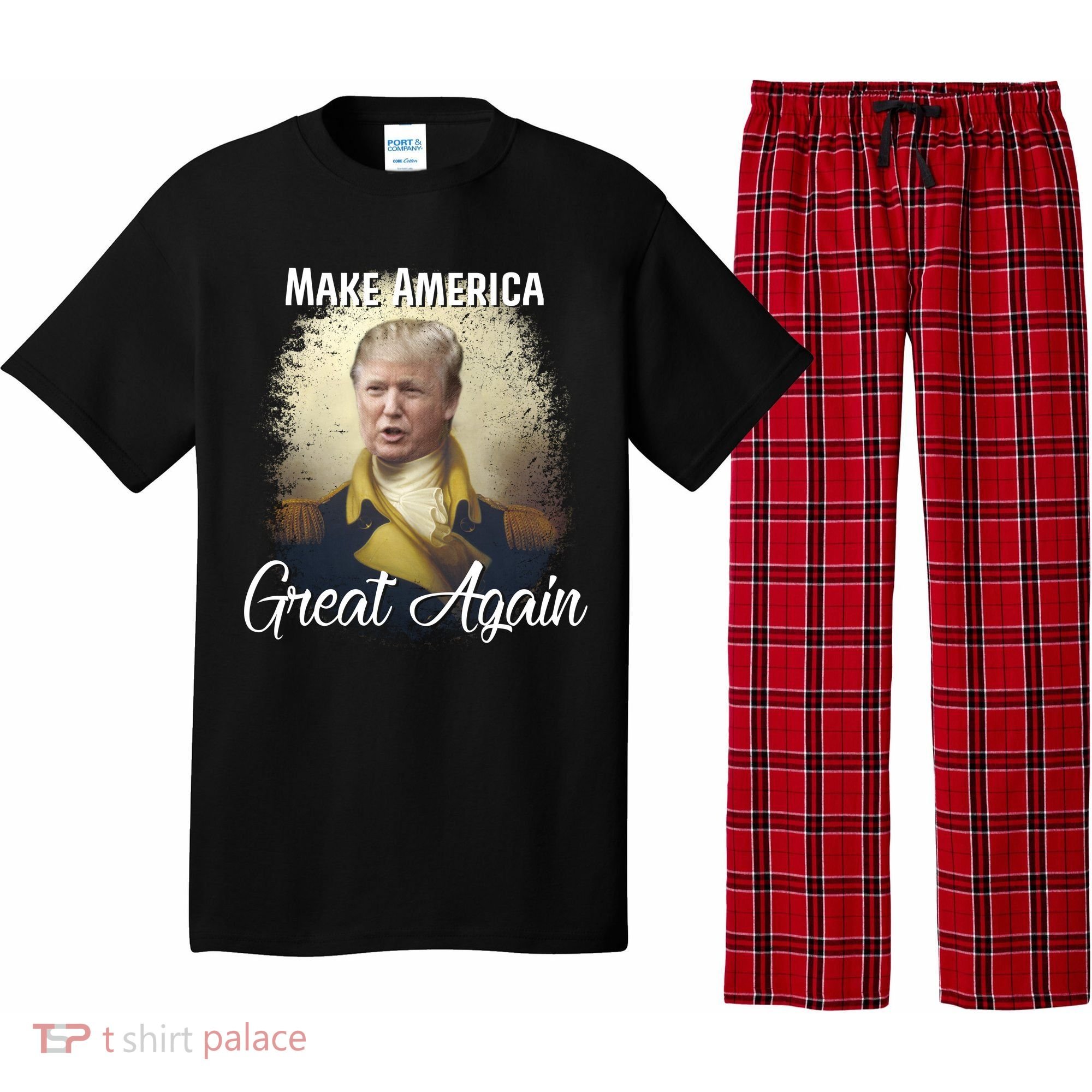 Make America Great Again Historic Trump Pajama Set