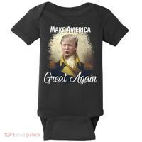 Make America Great Again Historic Trump Baby Bodysuit thumb 0