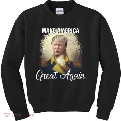 Make America Great Again Historic Trump Kids Sweatshirt