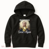 Make America Great Again Historic Trump Kids Hoodie thumb 0