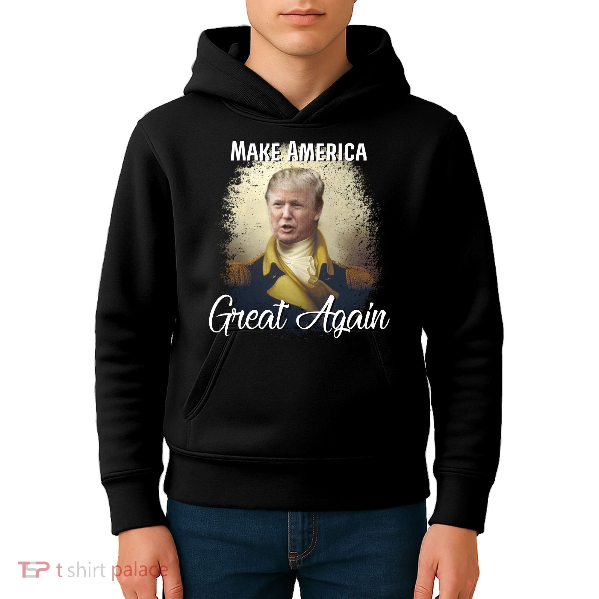 Make America Great Again Historic Trump Kids Hoodie