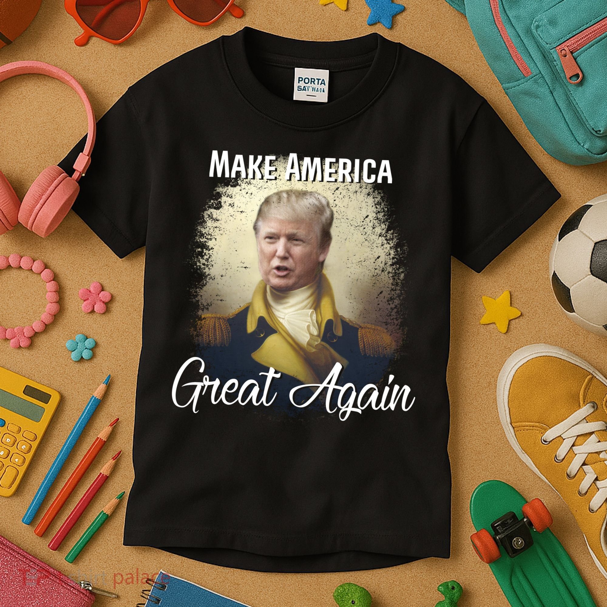 Make America Great Again Historic Trump Kids T-Shirt