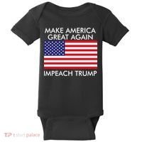 Make America Great Again Impeach Trump Anti Trump Baby Bodysuit thumb 0