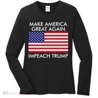 Make America Great Again Impeach Trump Anti Trump Women's Long Sleeve Shirt thumb 0