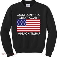 Make America Great Again Impeach Trump Anti Trump Kids Sweatshirt thumb 0