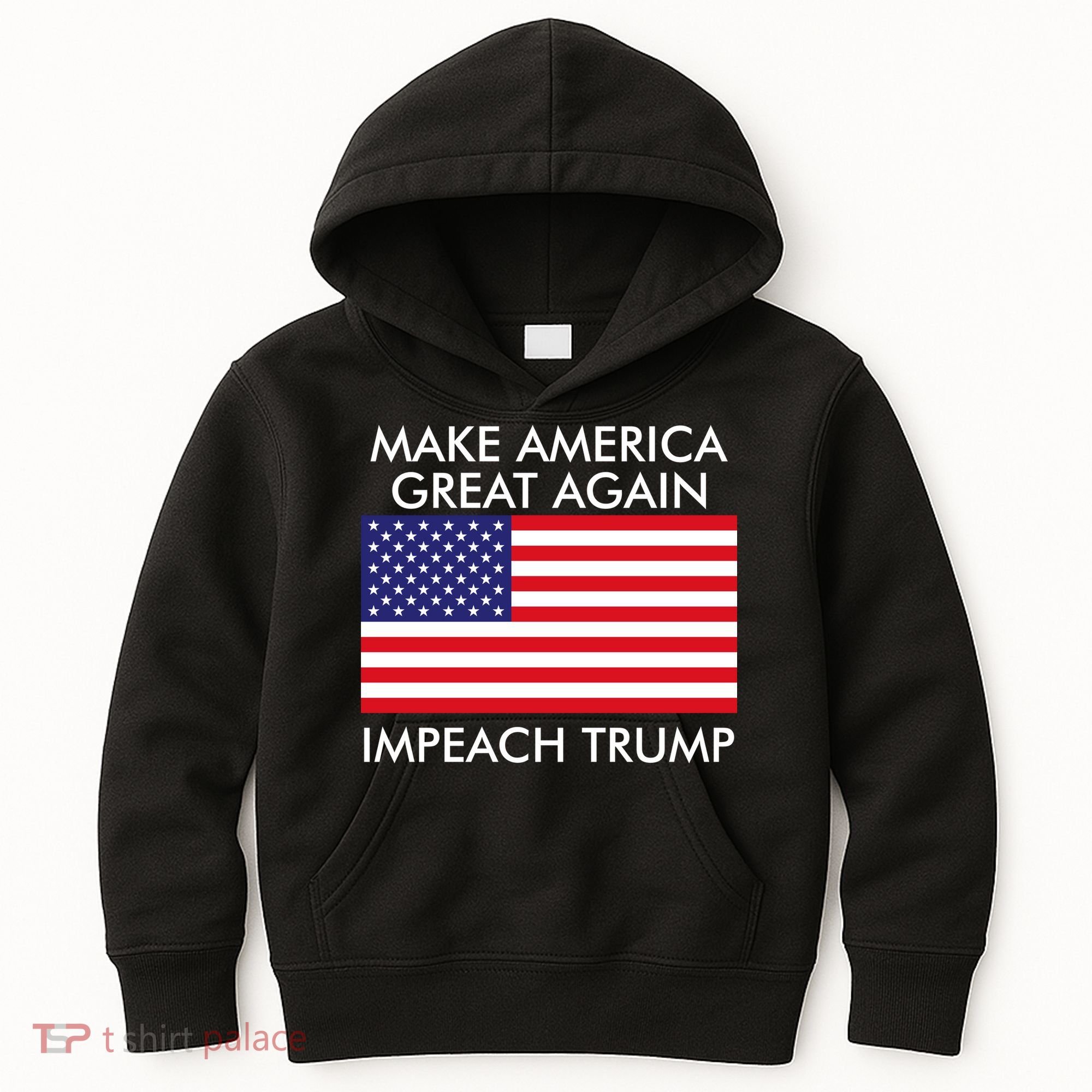 Make America Great Again Impeach Trump Anti Trump Kids Hoodie
