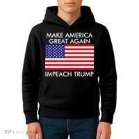 Make America Great Again Impeach Trump Anti Trump Kids Hoodie thumb 4
