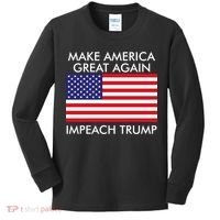Make America Great Again Impeach Trump Anti Trump Kids Long Sleeve Shirt thumb 0