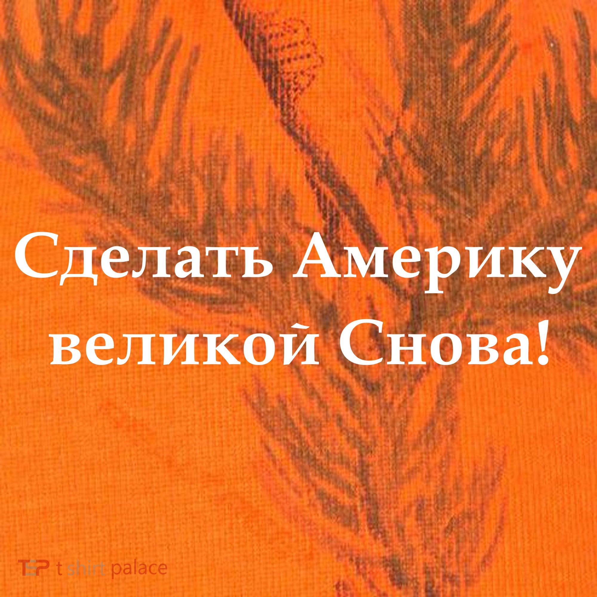 Make America Great Again Russian Language Translation Text Kati Licensed 12" Camo Cuffed Beanie