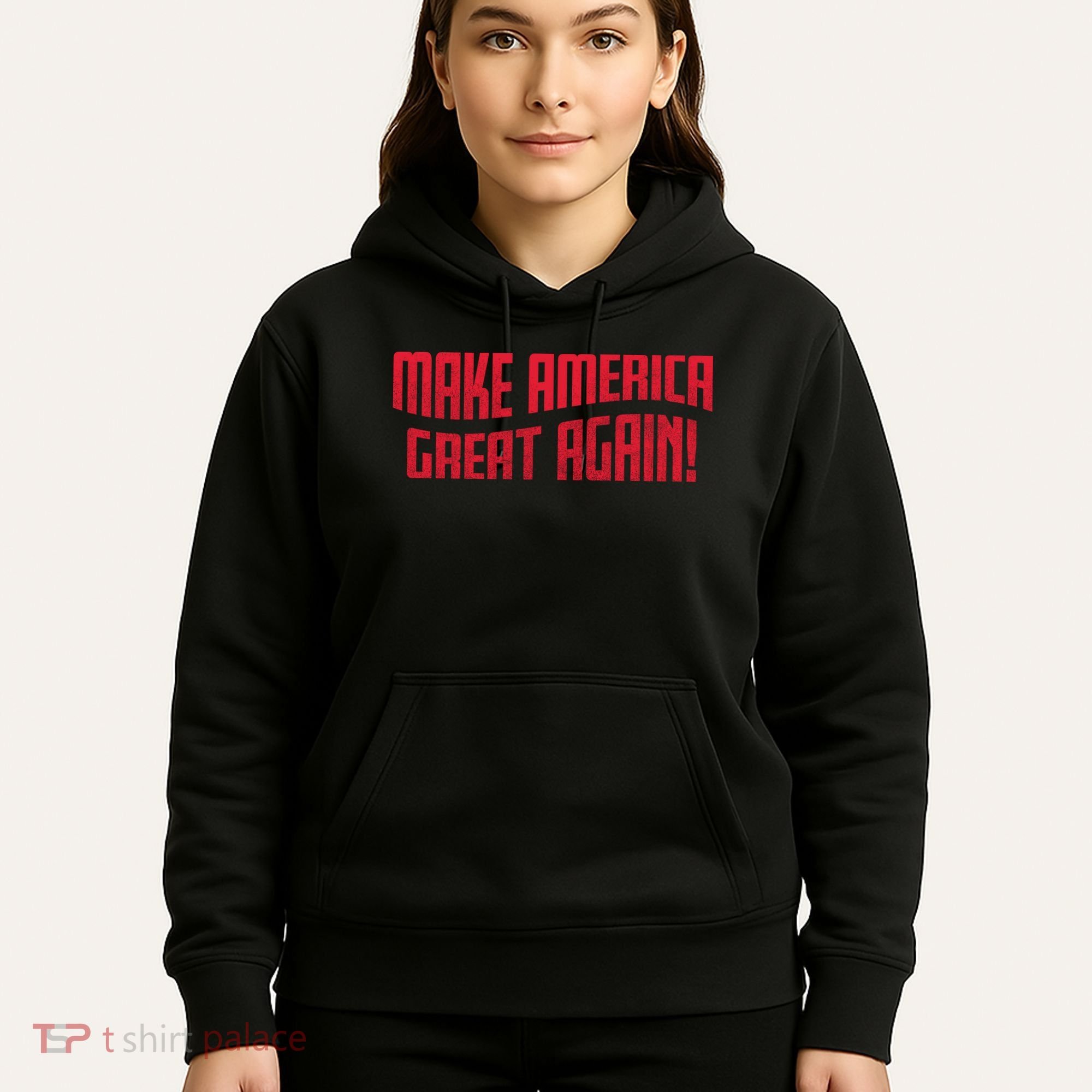 Make America Great Again Simple Logo Hoodie