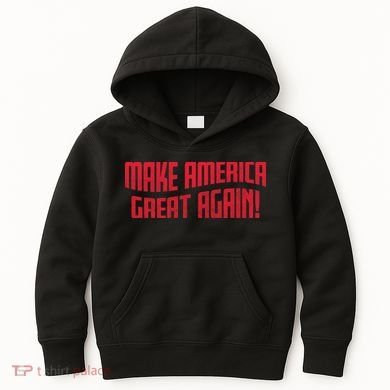Make America Great Again Simple Logo Kids Hoodie