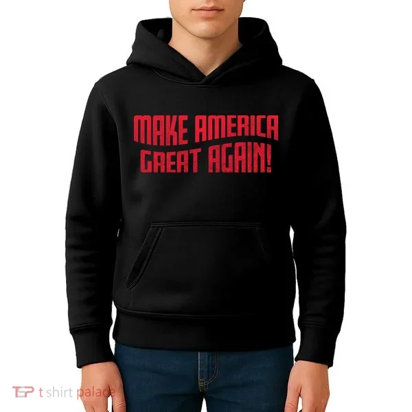Make America Great Again Simple Logo Kids Hoodie