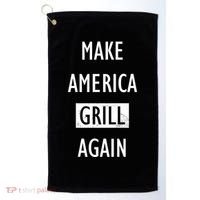 Make America Grill Again Golf Towel thumb 0