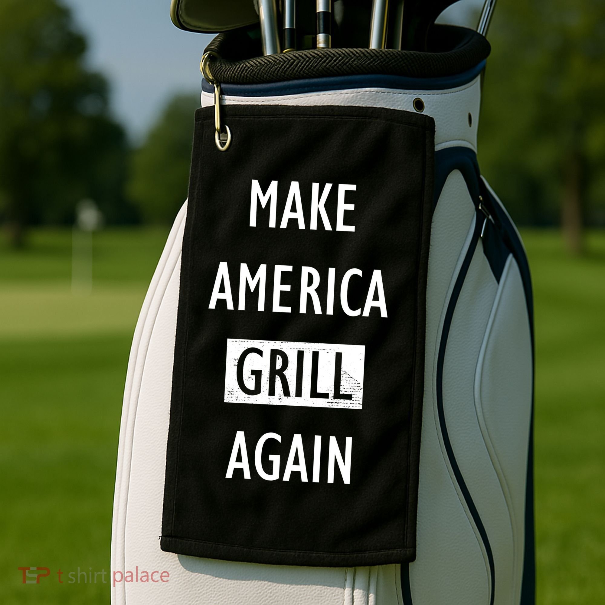 Make America Grill Again Golf Towel