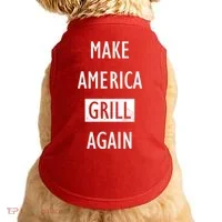 Make America Grill Again Doggie Tank thumb 0