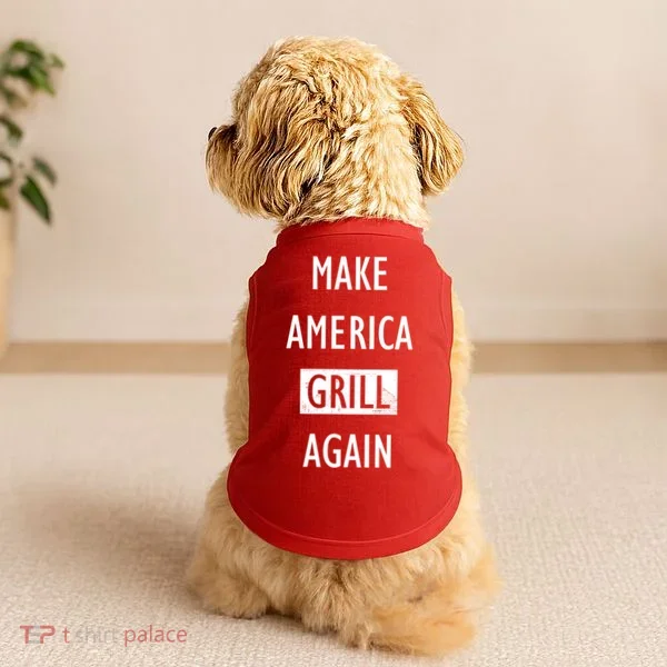 Make America Grill Again Doggie Tank