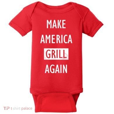 Make America Grill Again Baby Bodysuit