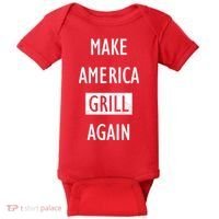 Make America Grill Again Baby Bodysuit thumb 0