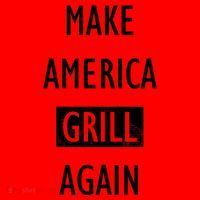 Make America Grill Again Santa Hat thumb 1