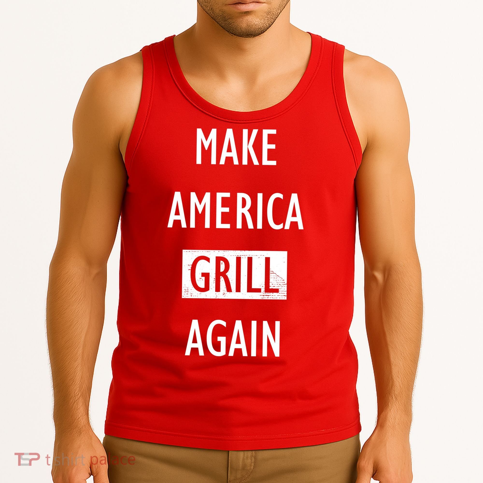 Make America Grill Again Tank Top
