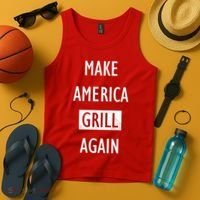 Make America Grill Again Tank Top thumb 4