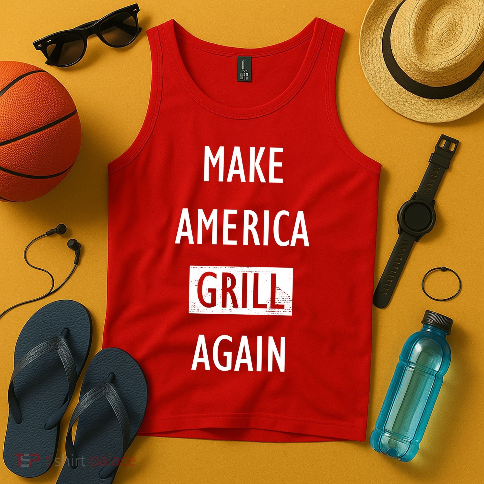 Make America Grill Again Tank Top