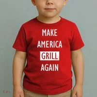 Make America Grill Again Toddler T-Shirt thumb 2