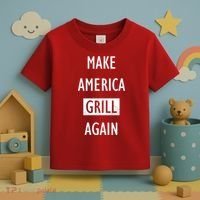Make America Grill Again Toddler T-Shirt thumb 3