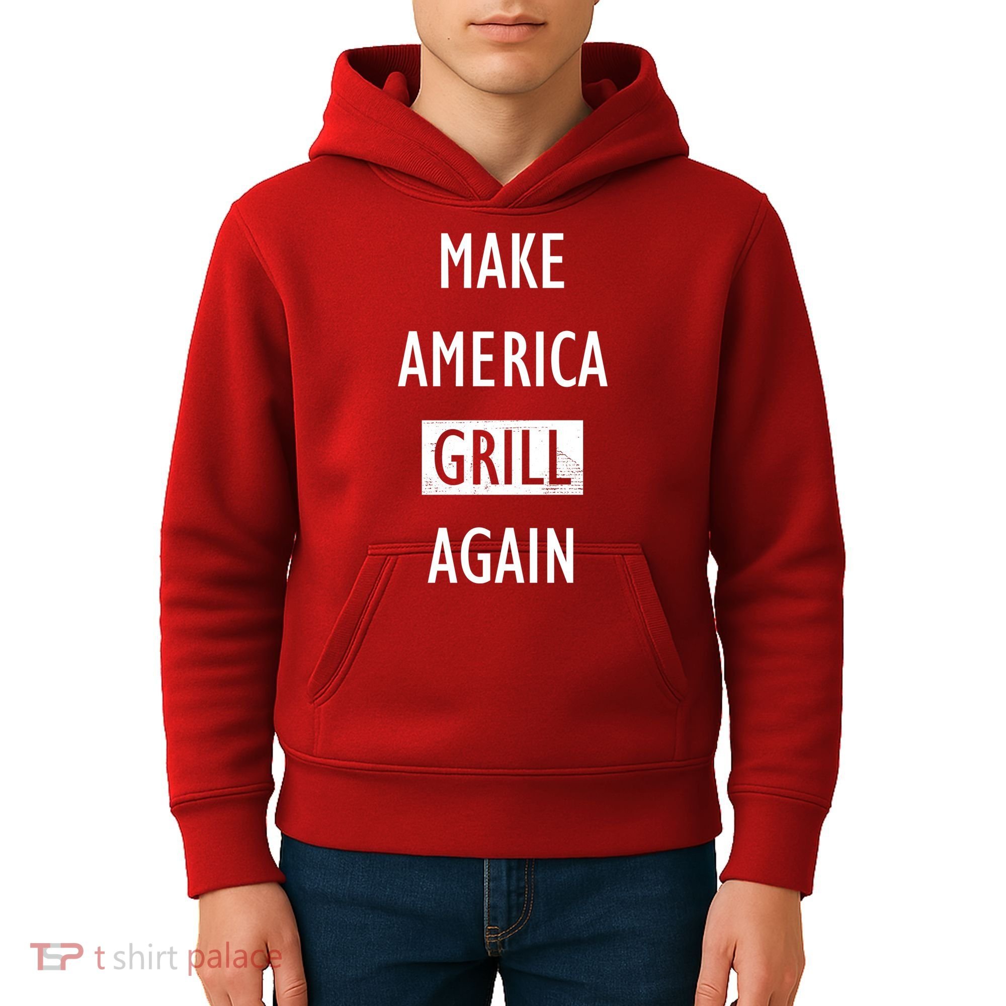 Make America Grill Again Kids Hoodie
