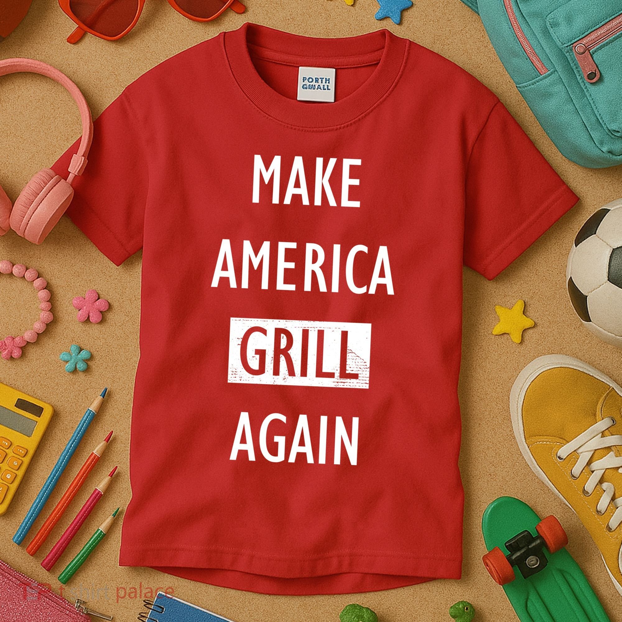 Make America Grill Again Kids T-Shirt