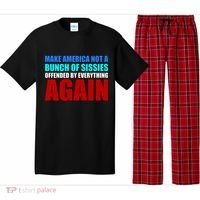 Make America Not A Bunch Of Sissies Pajama Set thumb 0