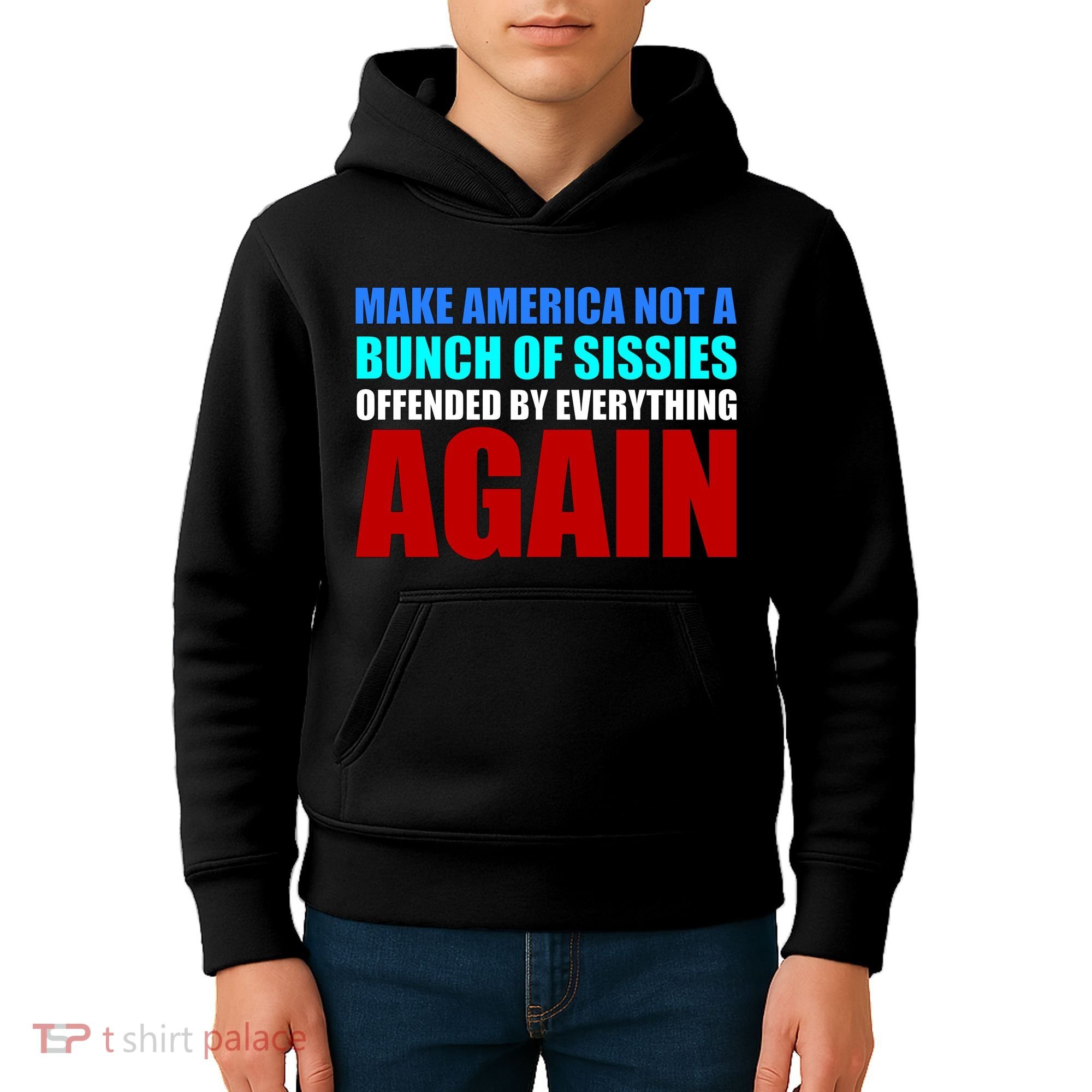Make America Not A Bunch Of Sissies Kids Hoodie