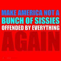 Make America Not A Bunch Of Sissies Santa Hat thumb 1