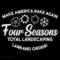 Make America Rake Again Four Seasons USA-Made Doggie Bandana thumb 2