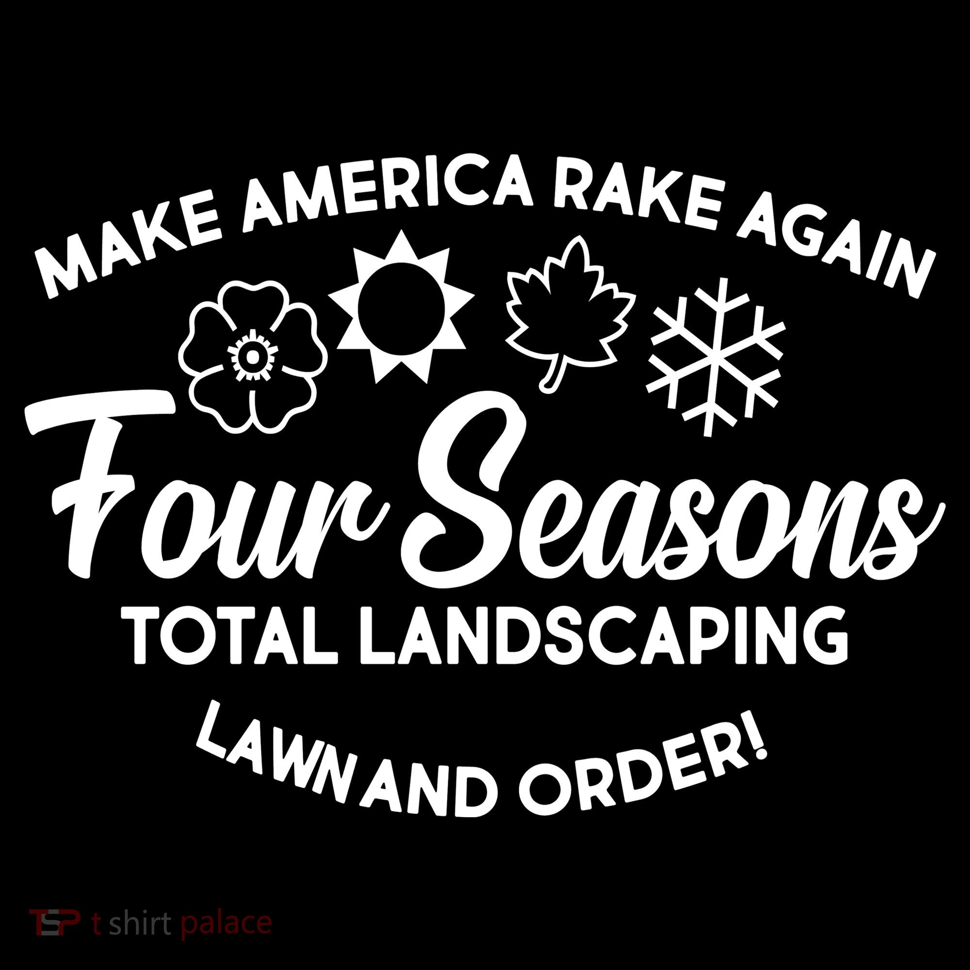 Make America Rake Again Four Seasons USA-Made Doggie Bandana
