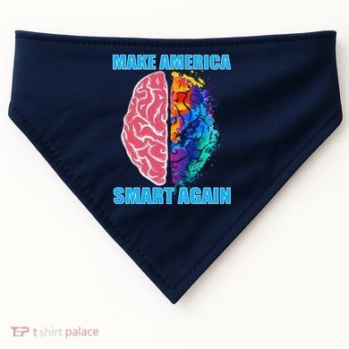 Make America Smart Again USA-Made Doggie Bandana