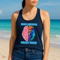 Make America Smart Again Women's Tank Top thumb 2