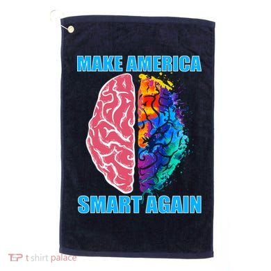 Make America Smart Again Golf Towel