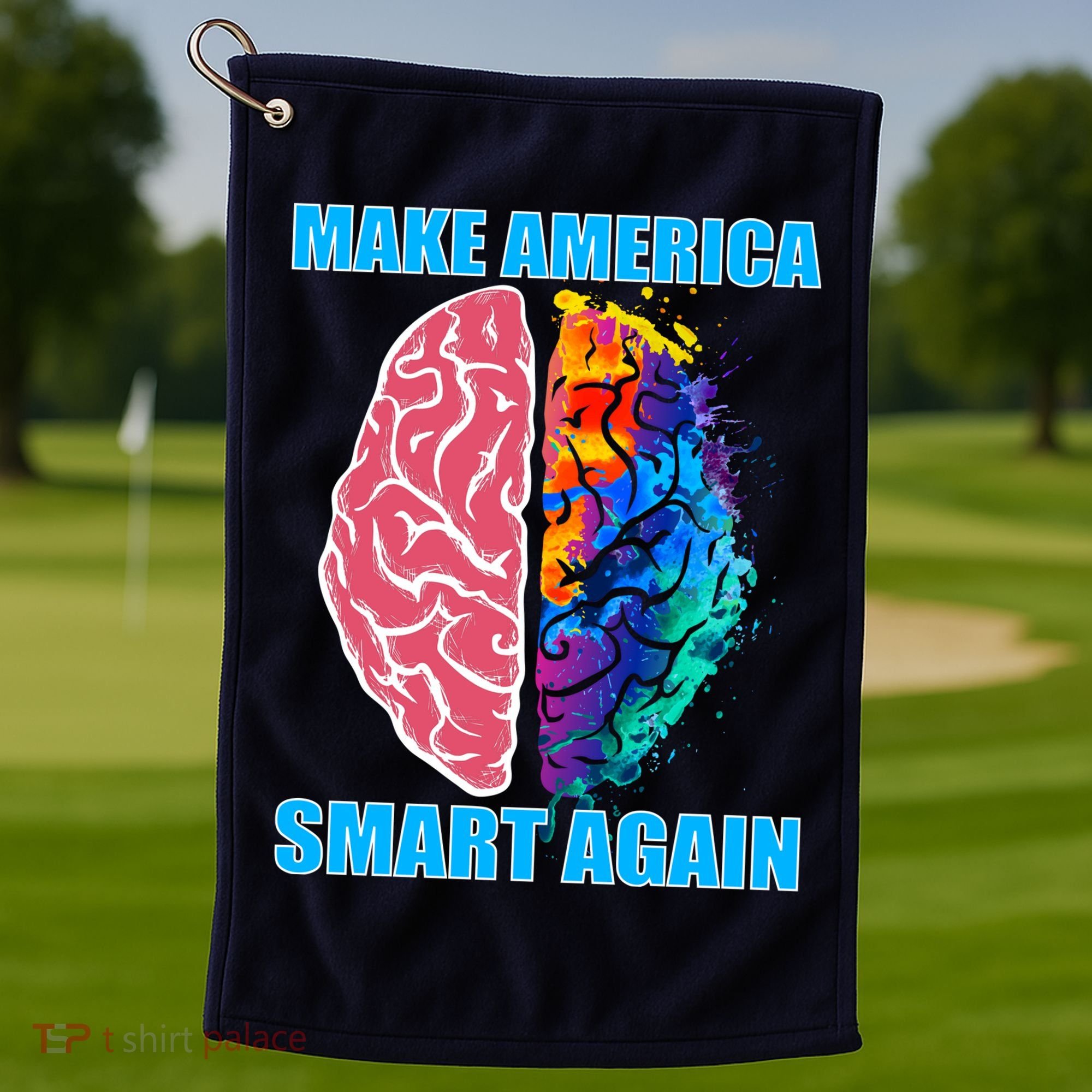 Make America Smart Again Golf Towel