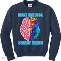 Make America Smart Again Kids Sweatshirt thumb 0