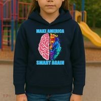 Make America Smart Again Kids Hoodie thumb 3