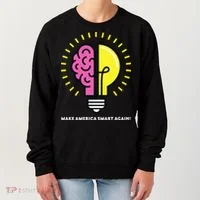 Make America Smart Again Science Brain Women's Sweatshirt thumb 0