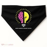 Make America Smart Again Science Brain USA-Made Doggie Bandana thumb 0