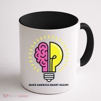 Make America Smart Again Science Brain Coffee Mug thumb 1