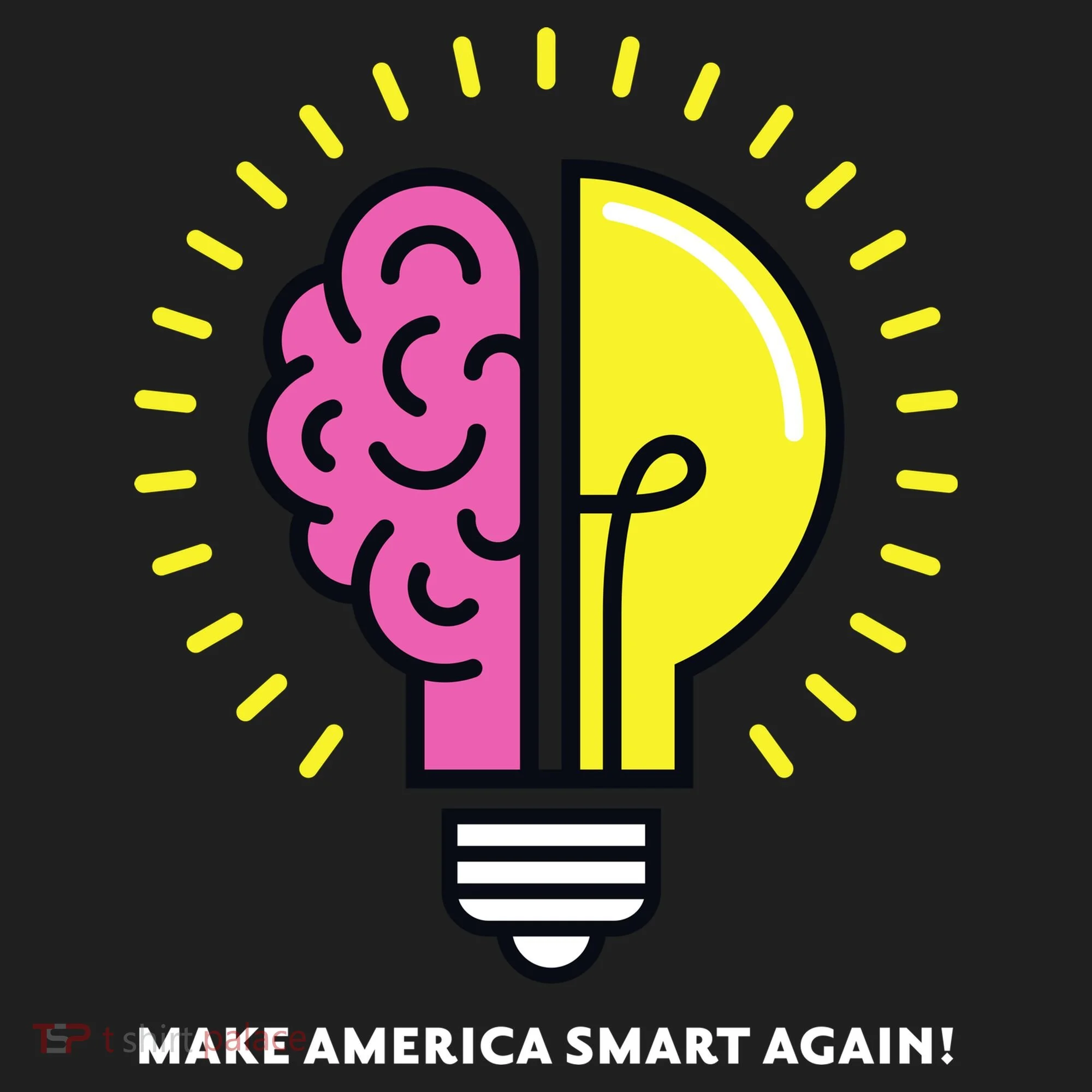 Make America Smart Again Science Brain Golf Towel