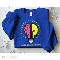 Make America Smart Again Science Brain Sweatshirt thumb 2