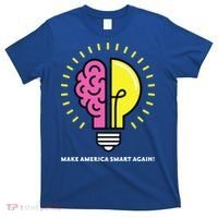Make America Smart Again Science Brain T-Shirt thumb 0