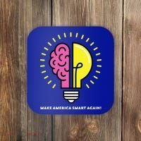 Make America Smart Again Science Brain Coaster thumb 0