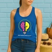 Make America Smart Again Science Brain Women's Tank Top thumb 2